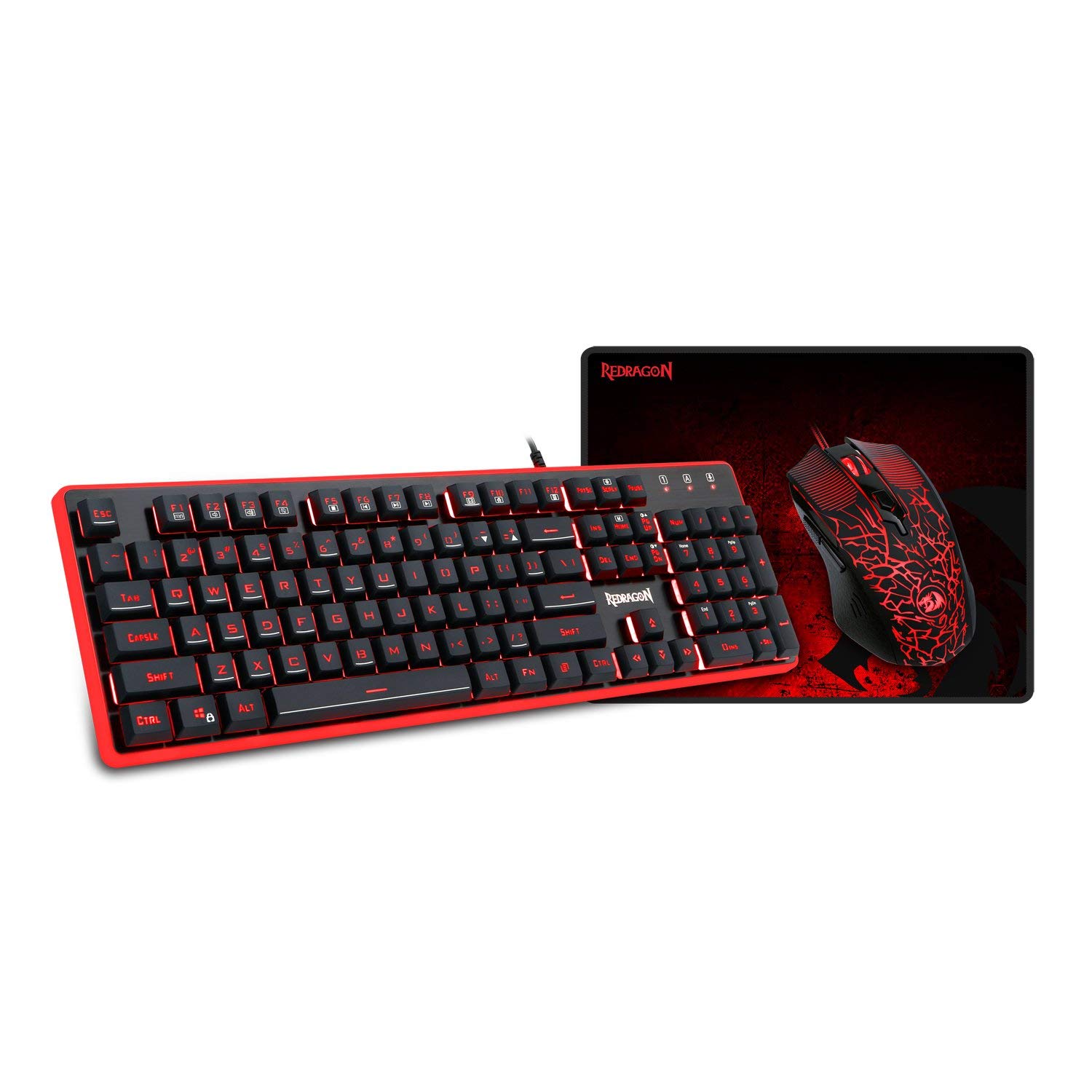 Redragon S107 Gaming Keyboard  - Gaming Keyboard And Mouse Combo avaliação e preço