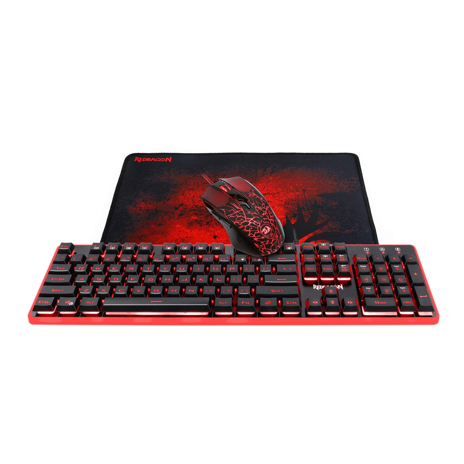 Redragon S107 Gaming Keyboard  - Gaming Keyboard And Mouse Combo avaliação e preço